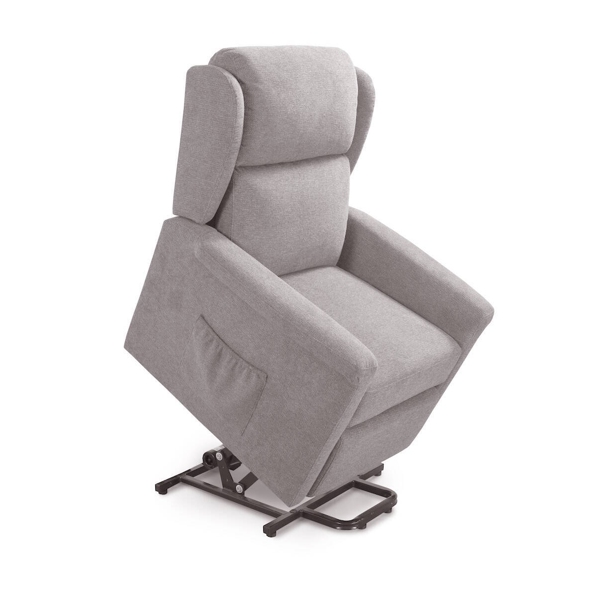 SILLON RELAX MOD. KAMBA PWR LIFT TELA C/ GRIS - Imagen 3