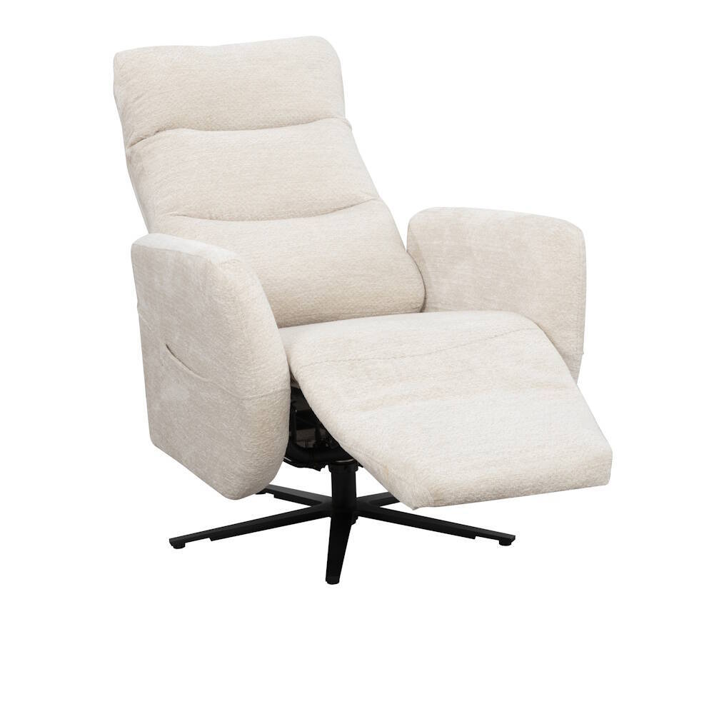 SILLON MOD. LENI TELA C/ BEIGE GIRATORIO Y RELAX ELECTRICO 2 MOTORES INDEPENDIENTES - Imagen 3