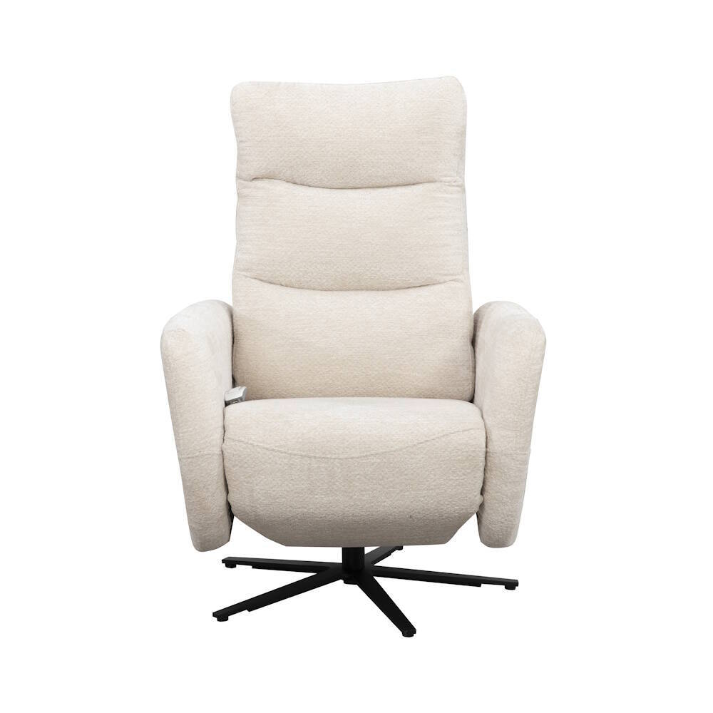 SILLON MOD. LENI TELA C/ BEIGE GIRATORIO Y RELAX ELECTRICO 2 MOTORES INDEPENDIENTES - Imagen 4