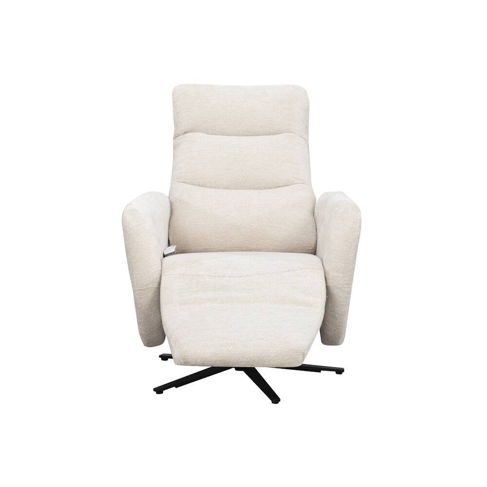 SILLON MOD. LENI TELA C/ BEIGE GIRATORIO Y RELAX ELECTRICO 2 MOTORES INDEPENDIENTES - Imagen 5