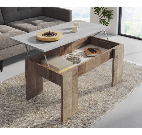 MESA DE CENTRO ELEVABLE MOD. LONDON - Imagen 2