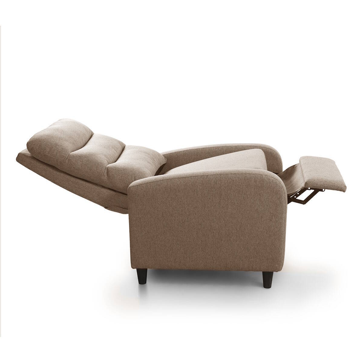 SILLON RELAX MOD. LUNDA PUSH TELA C/ MARRON - Imagen 3