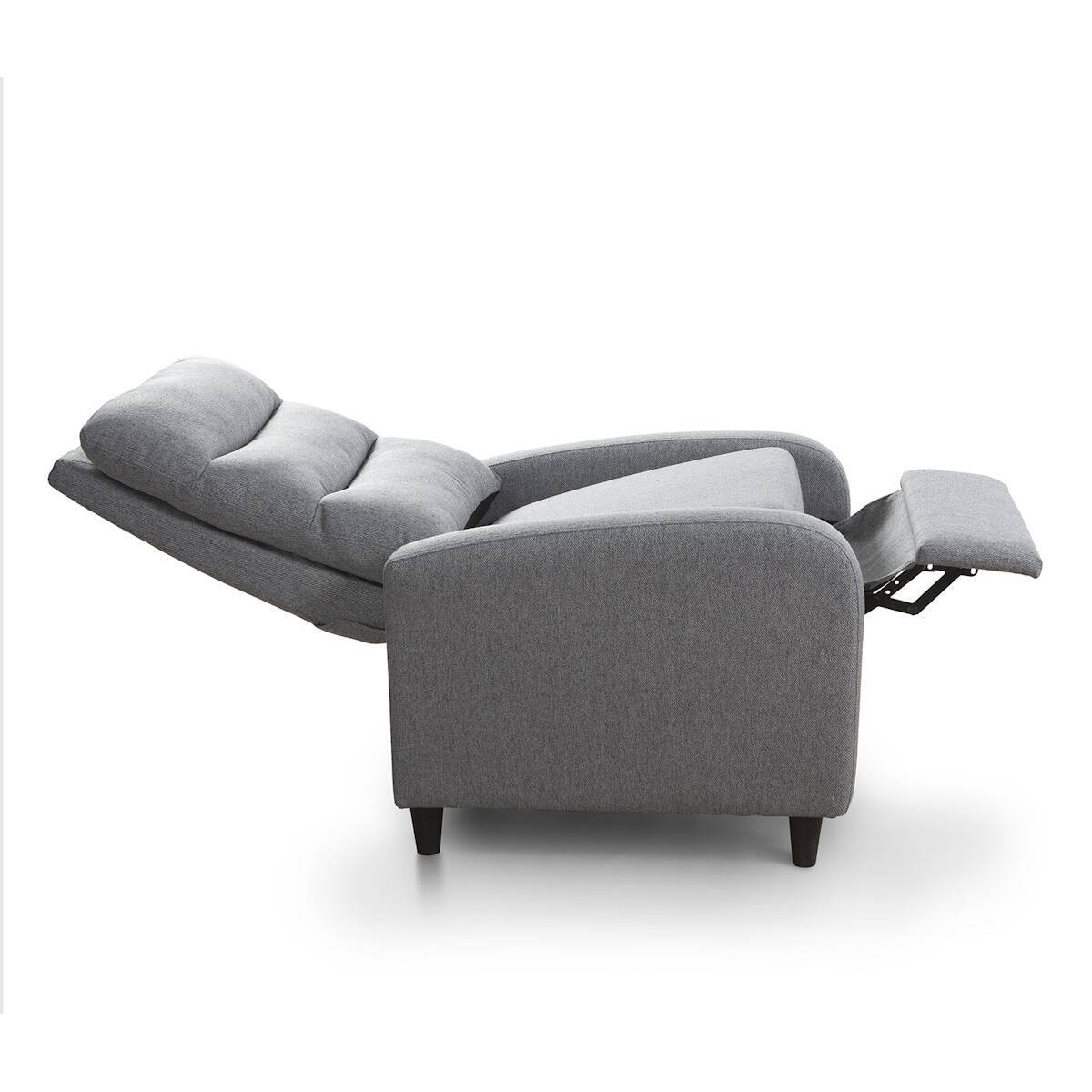 SILLON RELAX MOD. LUNDA PUSH TELA C/ GRIS - Imagen 3