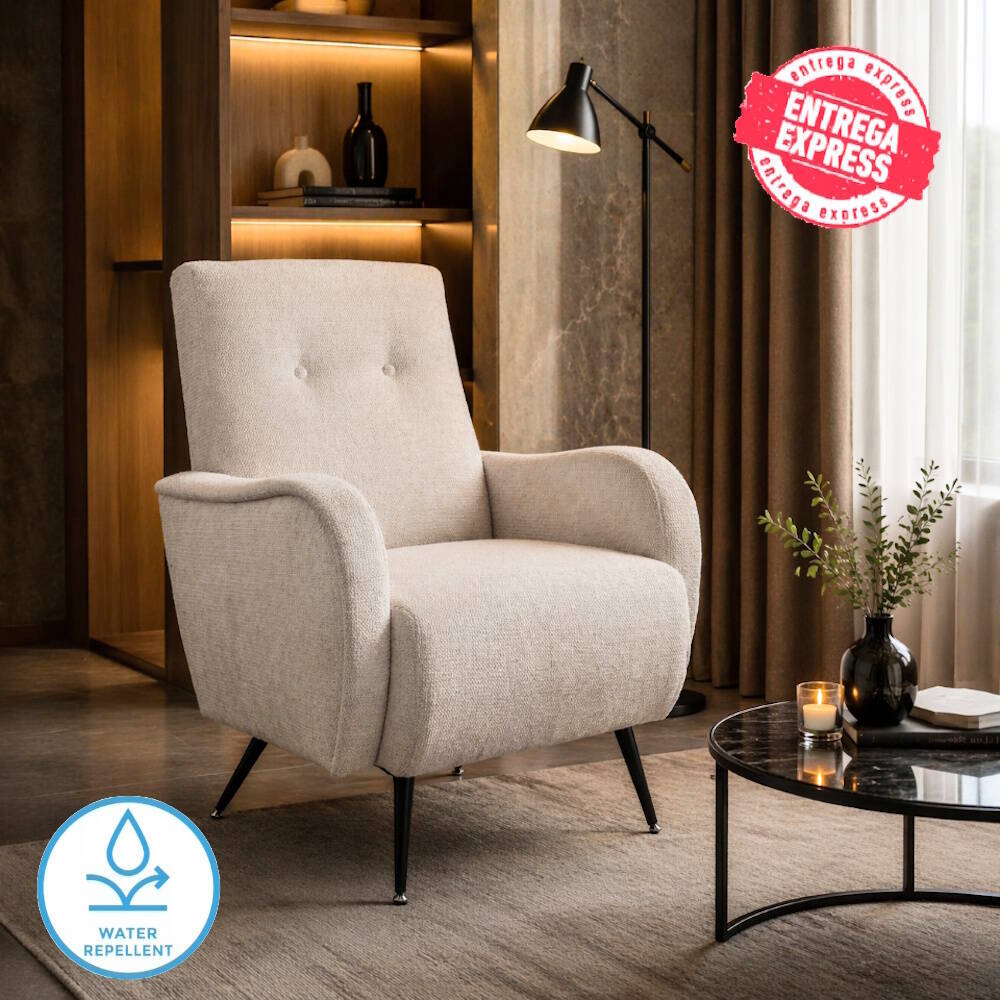 BUTACA MOD. NUBIA TELA C/ BEIGE