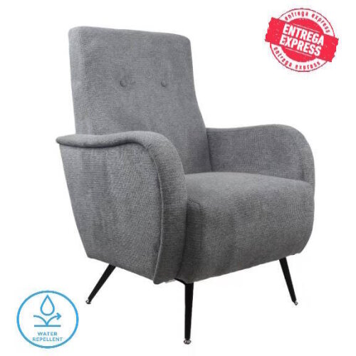 BUTACA MOD. NUBIA TELA C/ GRIS