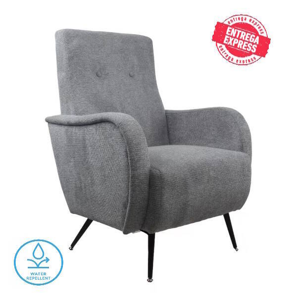 BUTACA MOD. NUBIA TELA C/ GRIS