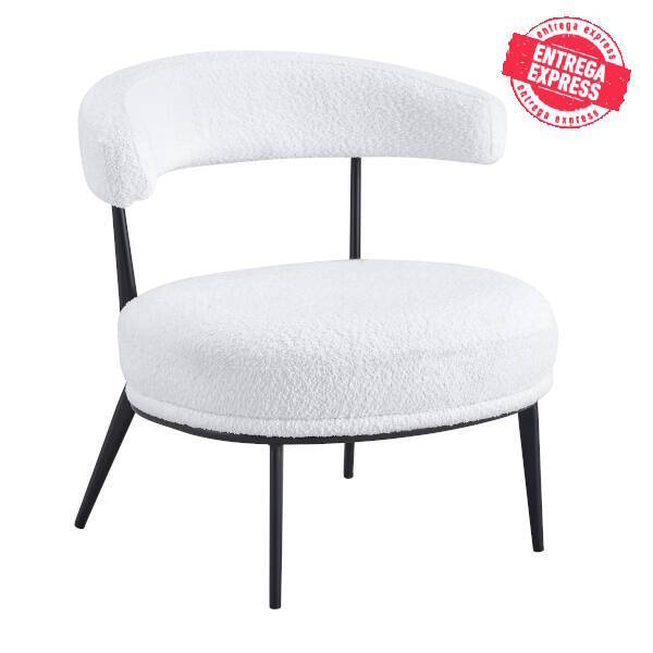 BUTACA MOD. OASIS TELA C/ BLANCA - PATA NEGRA 2 UDS POR CAJA