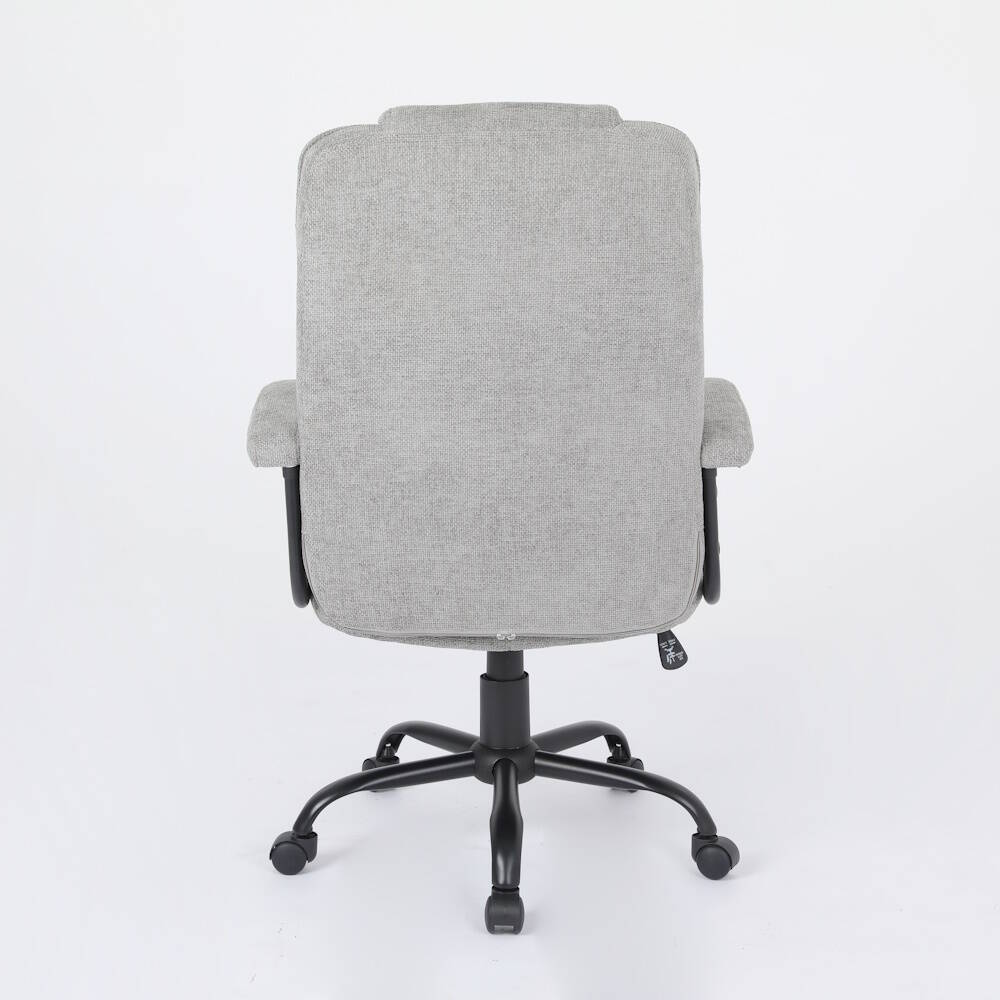 SILLA OFICINA MOD. ODIN TELA C/ GRIS CLARO - ESTRUCTURA NEGRA - Imagen 5