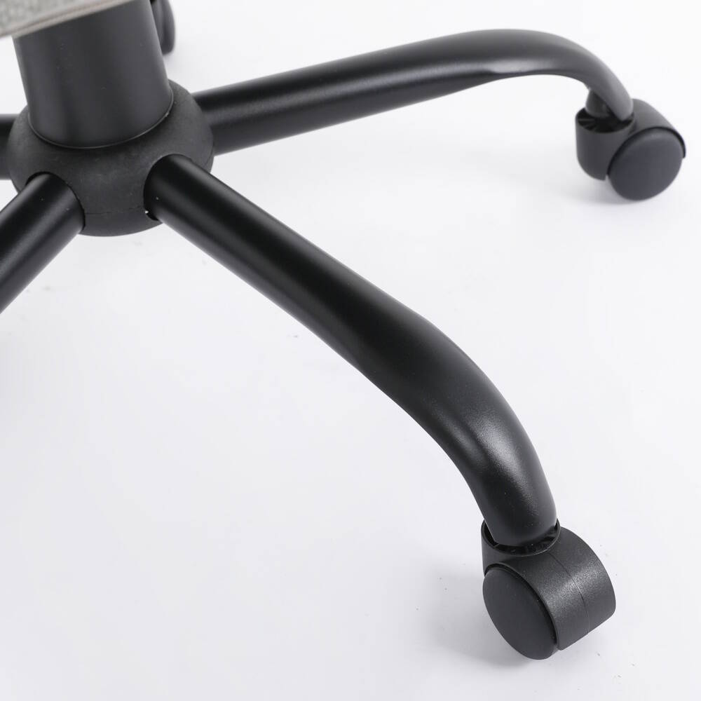 SILLA OFICINA MOD. ODIN TELA C/ GRIS CLARO - ESTRUCTURA NEGRA - Imagen 8