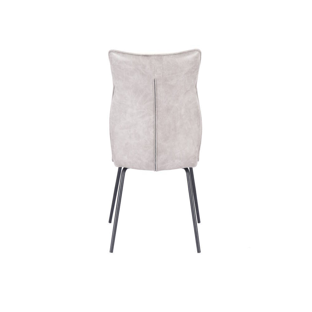 SILLA MOD. ROMEO TELA C/ BEIGE - PATA NEGRA SE SIRVE EN CAJAS DE 2 UDS - Imagen 5