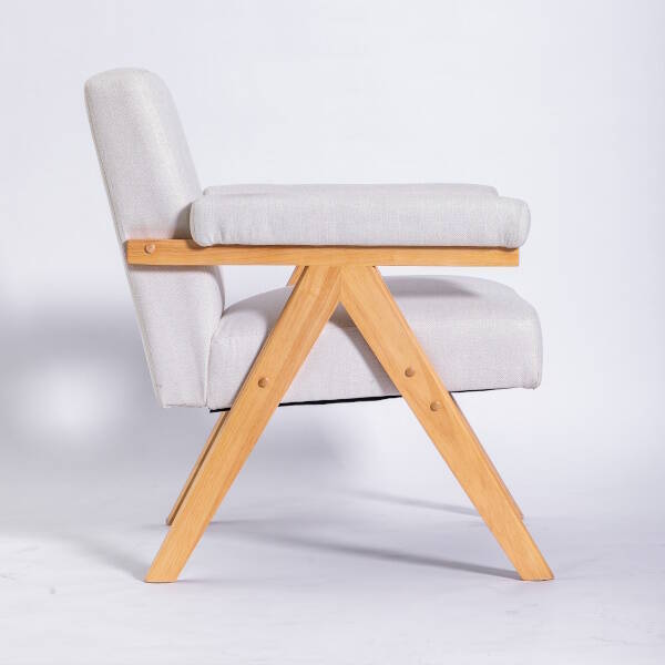 BUTACA MOD. SAHARA TELA C/ BEIGE - Imagen 4