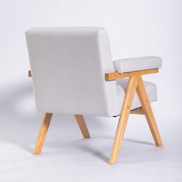 BUTACA MOD. SAHARA TELA C/ BEIGE - Imagen 5