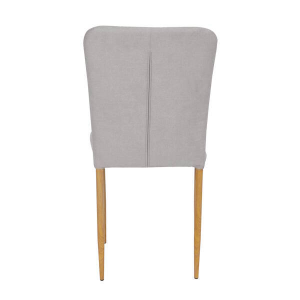 SILLA MOD. SALMA TELA GRIS / PATA MADERA SE SIRVE EN CAJAS DE 6 UDS - Imagen 5