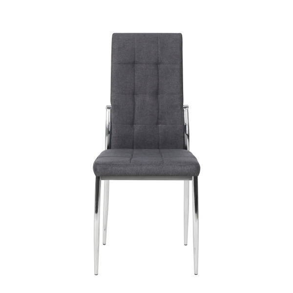 SILLA MOD. ANGELA TELA C/ GRIS OSCURO CAJAS DE 6 UDS - Imagen 2