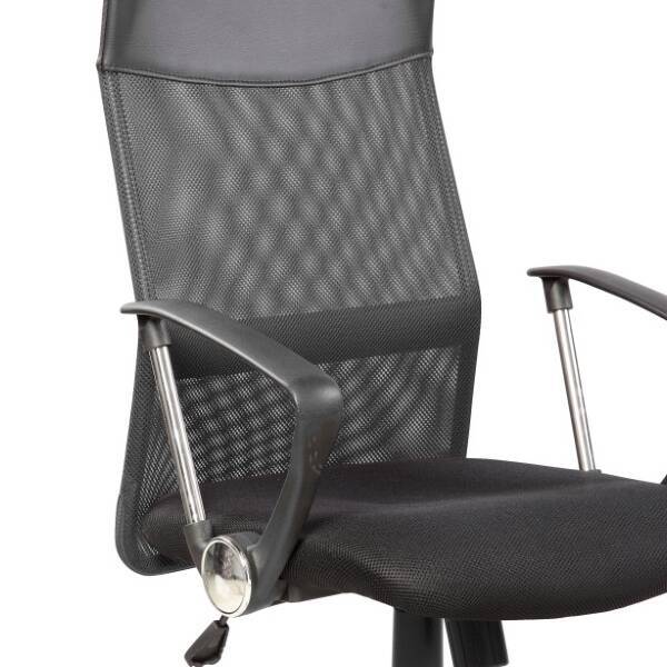 SILLA OFICINA MOD. LAYLA PU NEGRA - Imagen 2