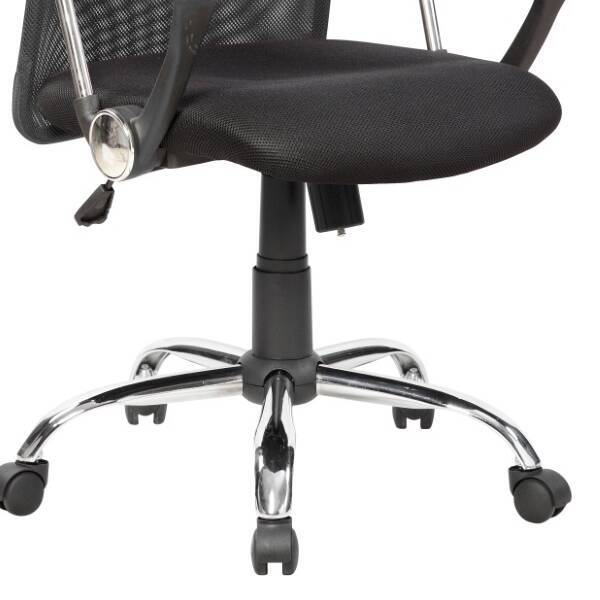 SILLA OFICINA MOD. LAYLA PU NEGRA - Imagen 3
