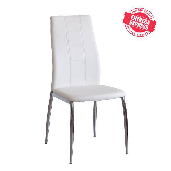 SILLA MOD. ROXANA PU C/BLANCO CAJAS DE 6 UDS