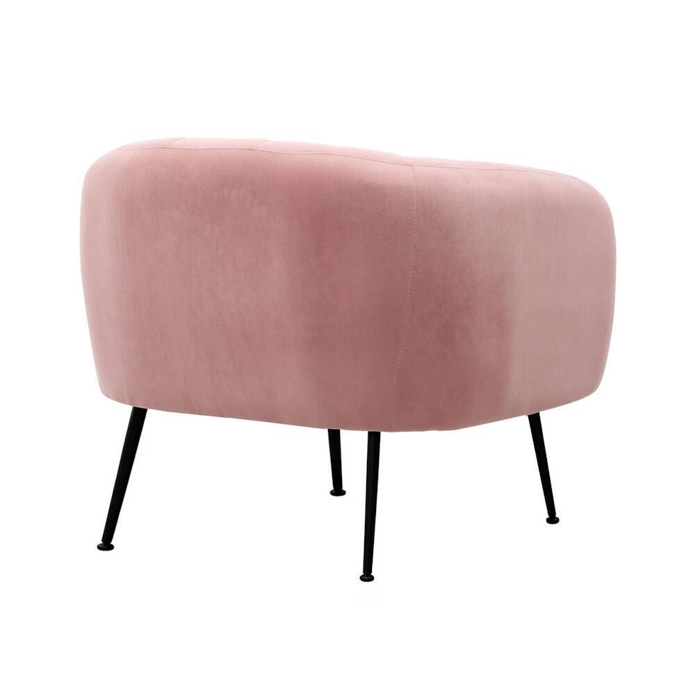 BUTACA MOD. TAMESIS TELA VELVET C/ ROSA - Imagen 5
