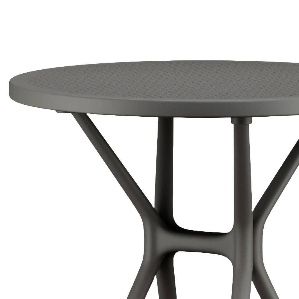 MESA VELADOR MOD. TARA DE PP C/ GRIS D65*72 CM Se sirve en cajas de 2 uds - Imagen 3