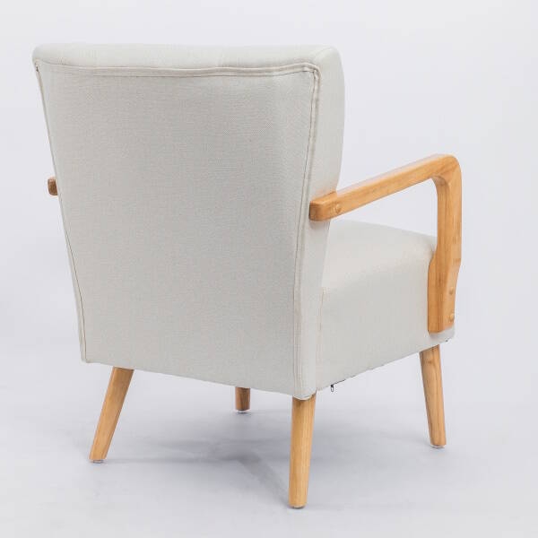BUTACA MOD. TASIA TELA C/ BEIGE - Imagen 5