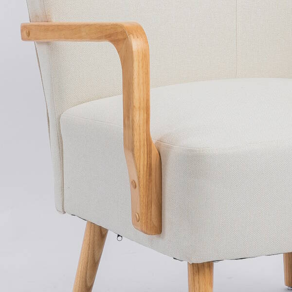 BUTACA MOD. TASIA TELA C/ BEIGE - Imagen 2