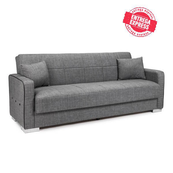 SOFA CAMA MOD. TERRA TELA C/ GRIS
