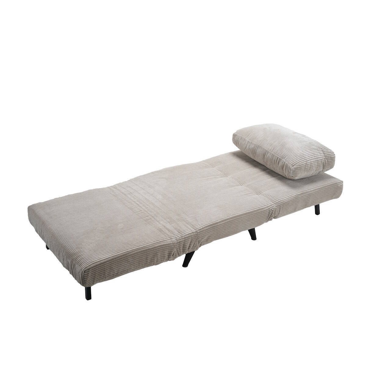 SILLON CAMA MOD. TIARA TELA C/ BEIGE - Imagen 3