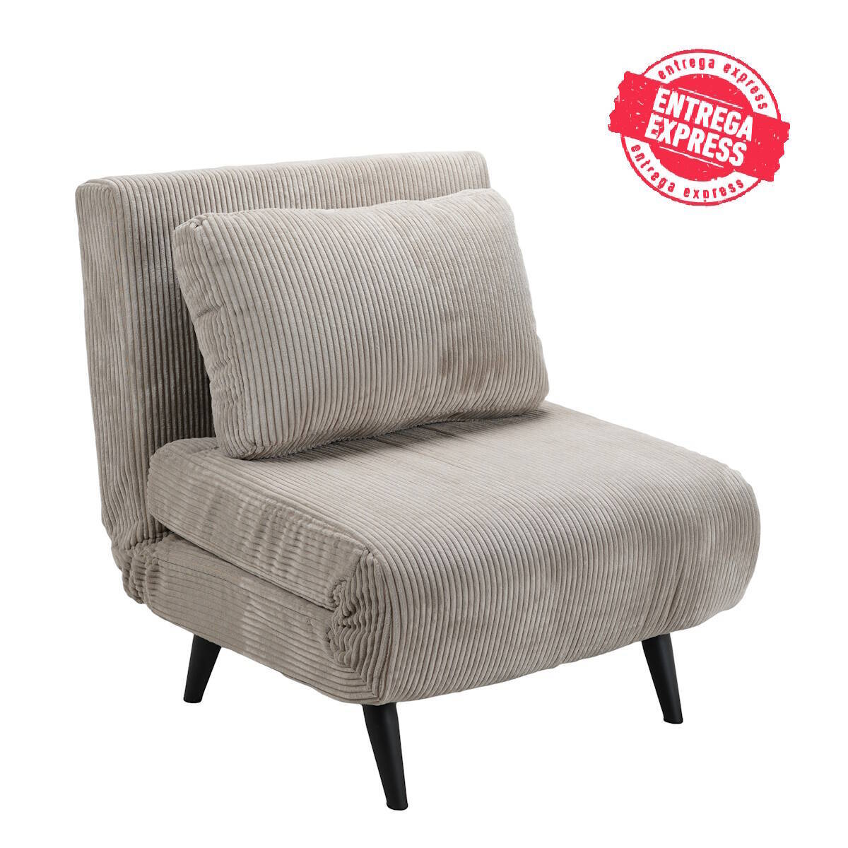 SILLON CAMA MOD. TIARA TELA C/ BEIGE