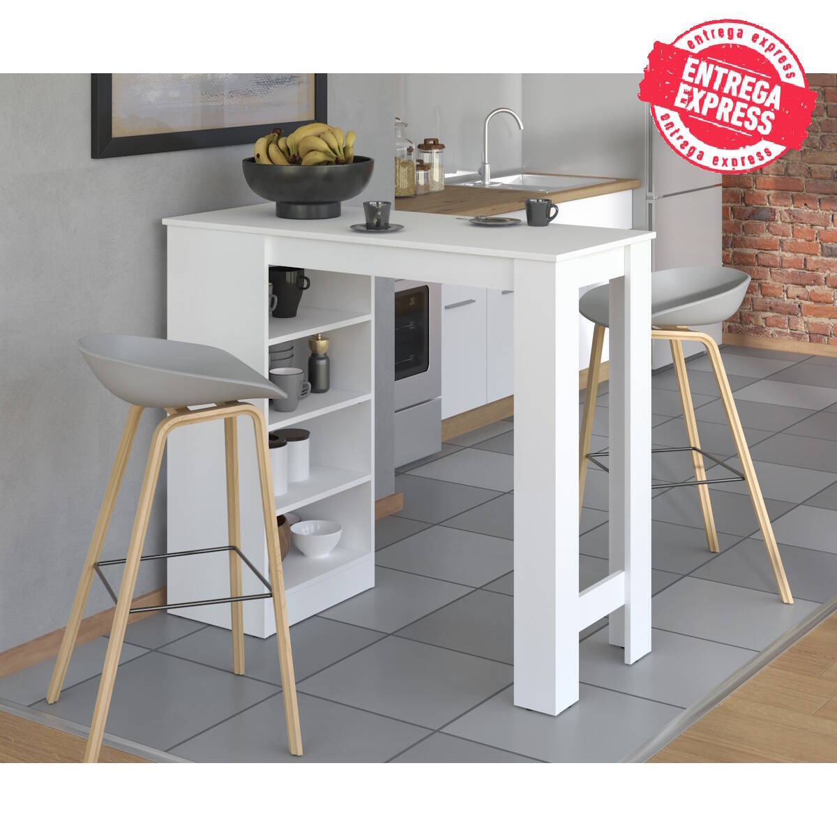 MESA ALTA MOD. VALENCIA C/ BLANCO