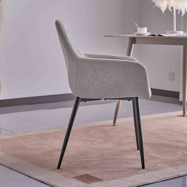 SILLA MOD. VALERA TELA C/ MARRON - PATA NEGRA SE SIRVE EN CAJAS DE 2 UDS - Imagen 4