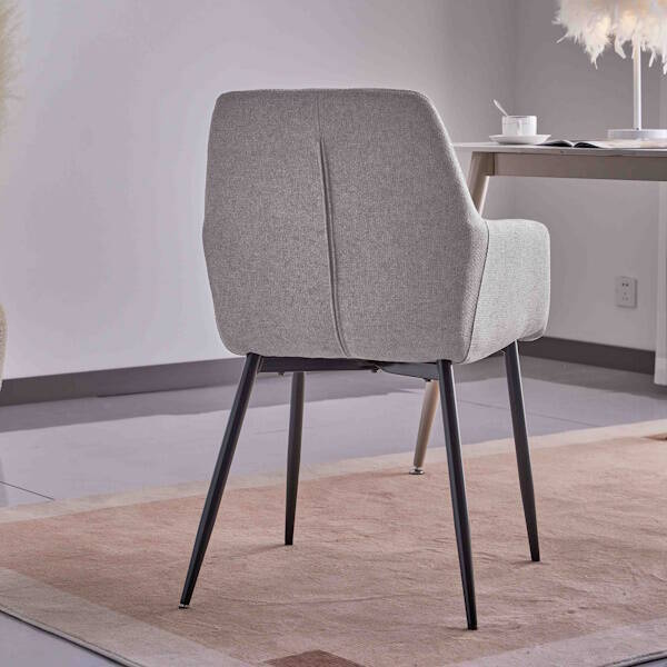 SILLA MOD. VALERA TELA C/ MARRON - PATA NEGRA SE SIRVE EN CAJAS DE 2 UDS - Imagen 5