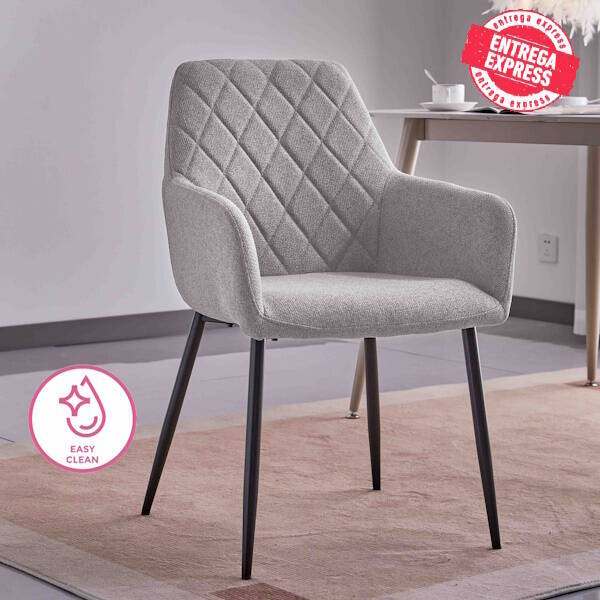 SILLA MOD. VALERA TELA C/ MARRON - PATA NEGRA SE SIRVE EN CAJAS DE 2 UDS