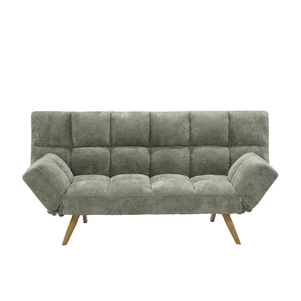 SOFA CAMA MOD. VEGA TELA C/ VERDE - Imagen 2