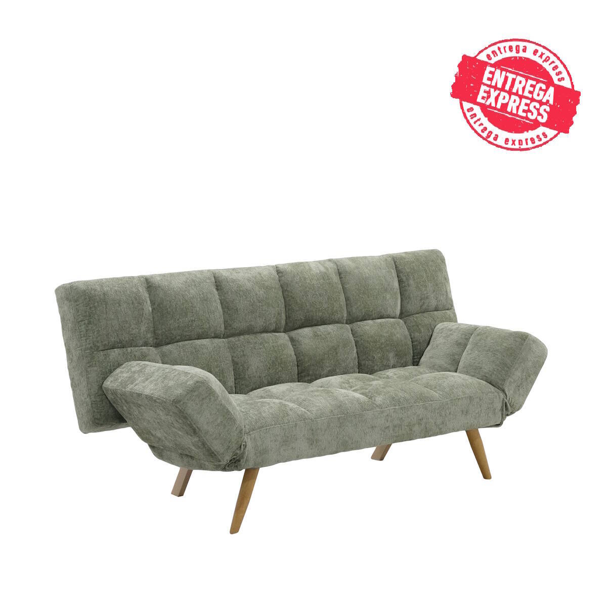 SOFA CAMA MOD. VEGA TELA C/ VERDE