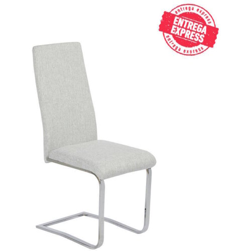 SILLA MOD. KAMIL TELA C/ GRIS CLARO SE SIRVE EN CAJA DE 4 UDS