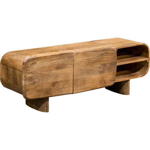 MUEBLE TV MADERA MANGO 2 PUERT44, REQUIERE MONTAJE