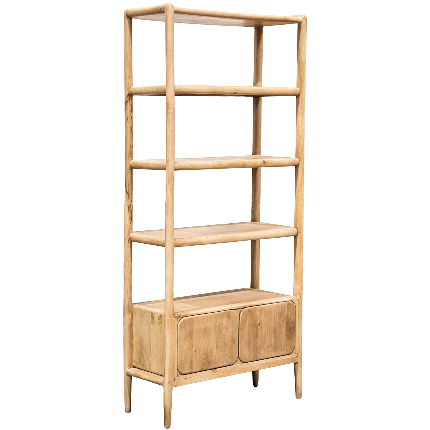 ESTANTERÍA MADERA MANGO 2 PUERAS, MONTAJE SOLO PATAS