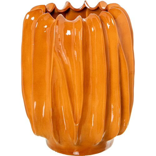 JARRÓN CERÁMICA 45CM MOSTAZA BUERO