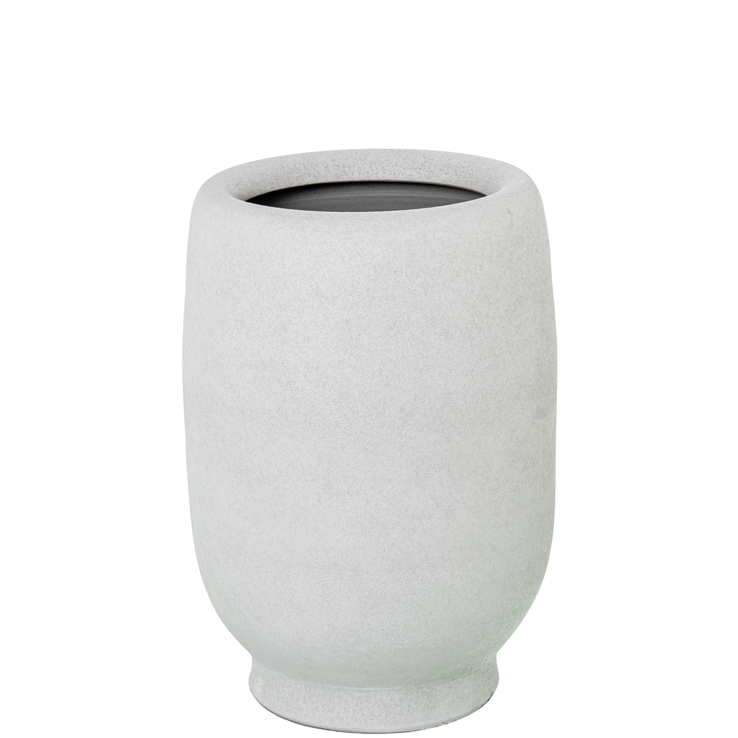 JARRÓN CERÁMICA 40CM CRUDO ARENA