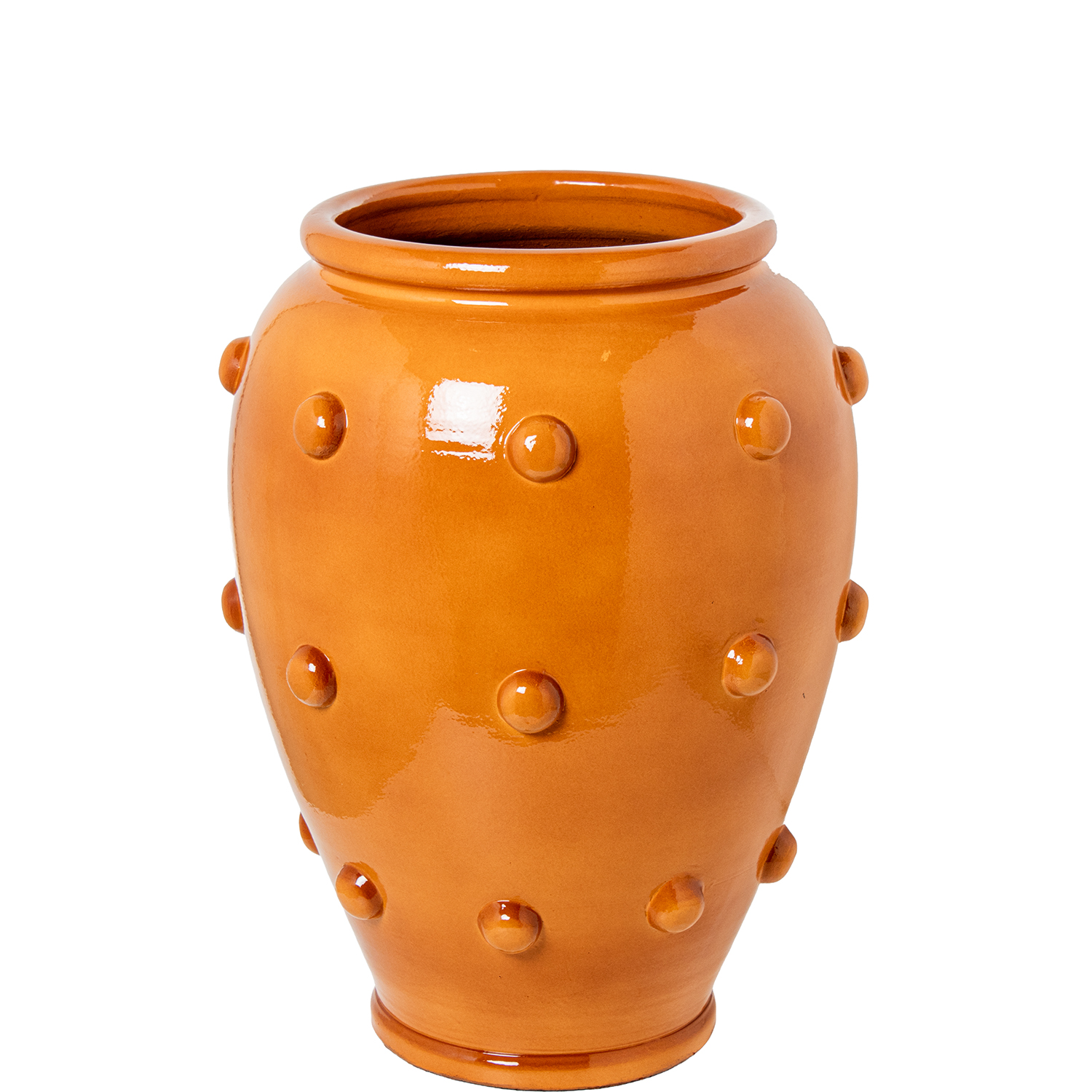 JARRÓN CERÁMICA 50CM MOSTAZA BERO