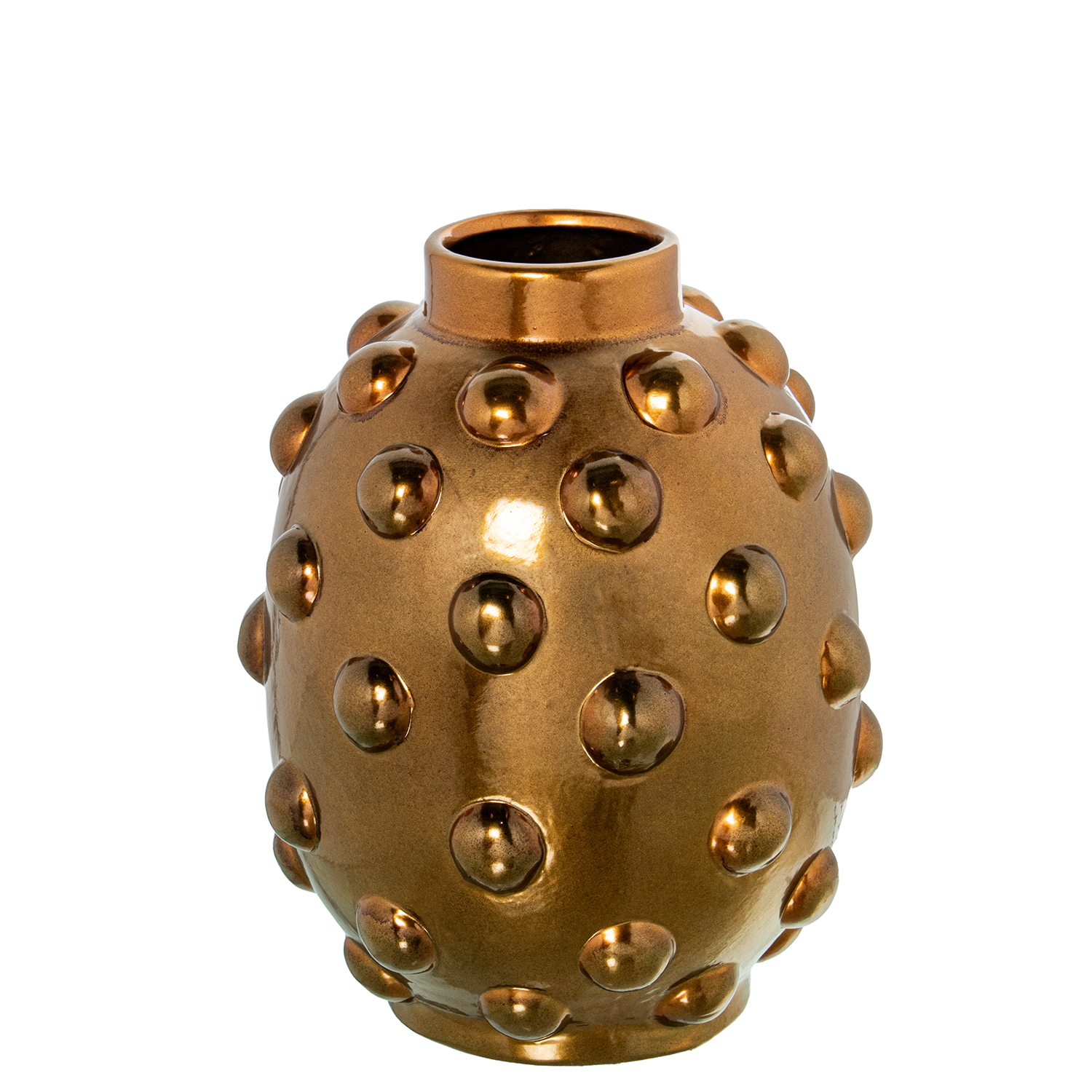 JARRÓN CERÁMICA BOLA 33CM DORALLO