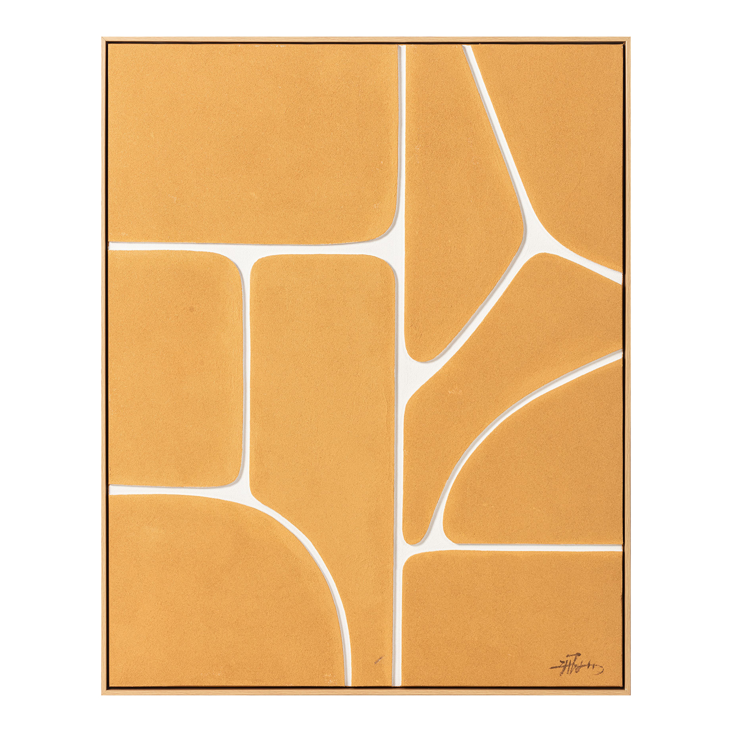 CUADRO LIENZO IMPRESO ABSTRACT40% PINTADO A MANO