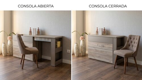 DORMITORIO CON CÓMODA-TOCADOR