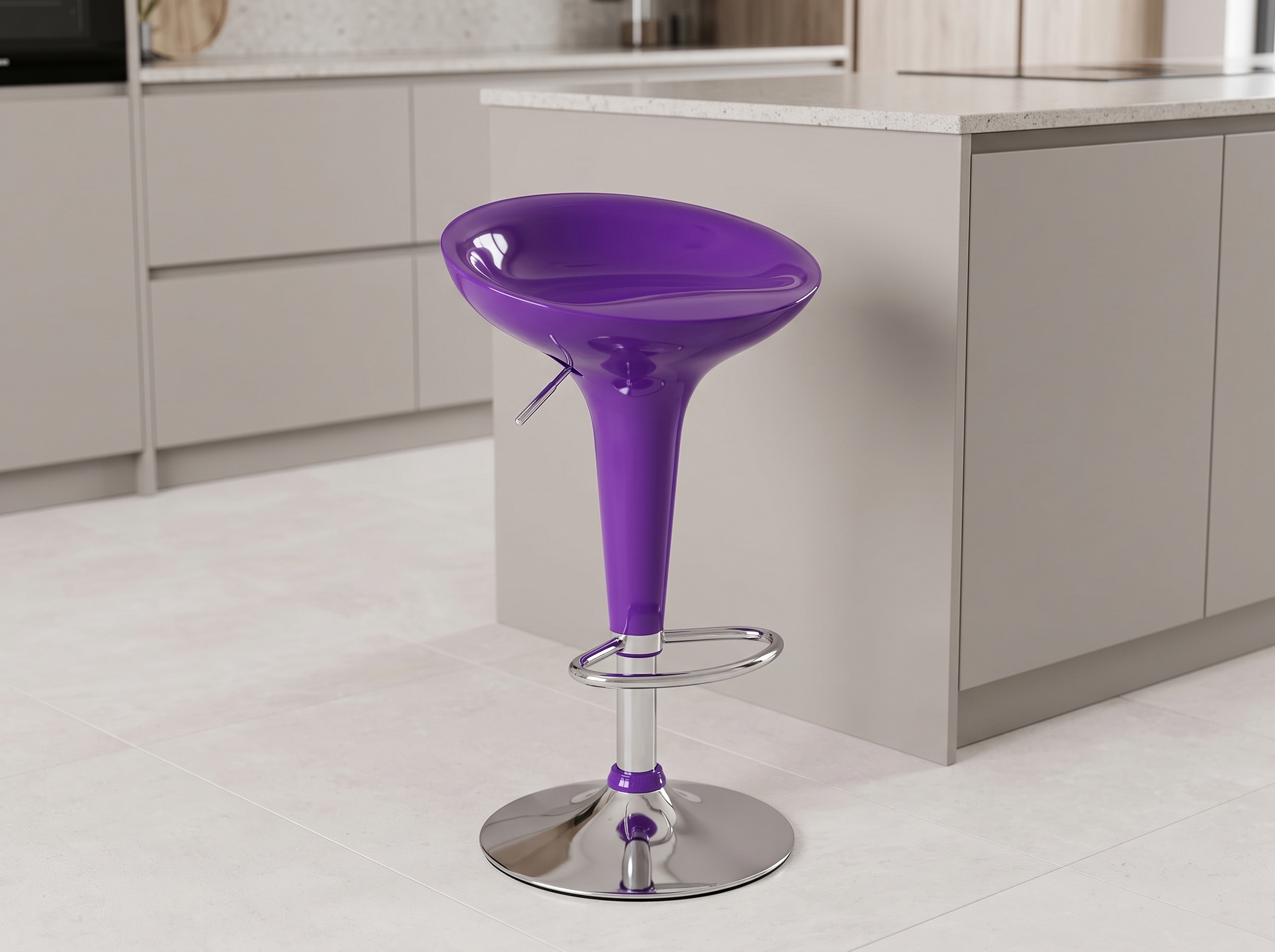 Taburete de cocina MB-66697 lila