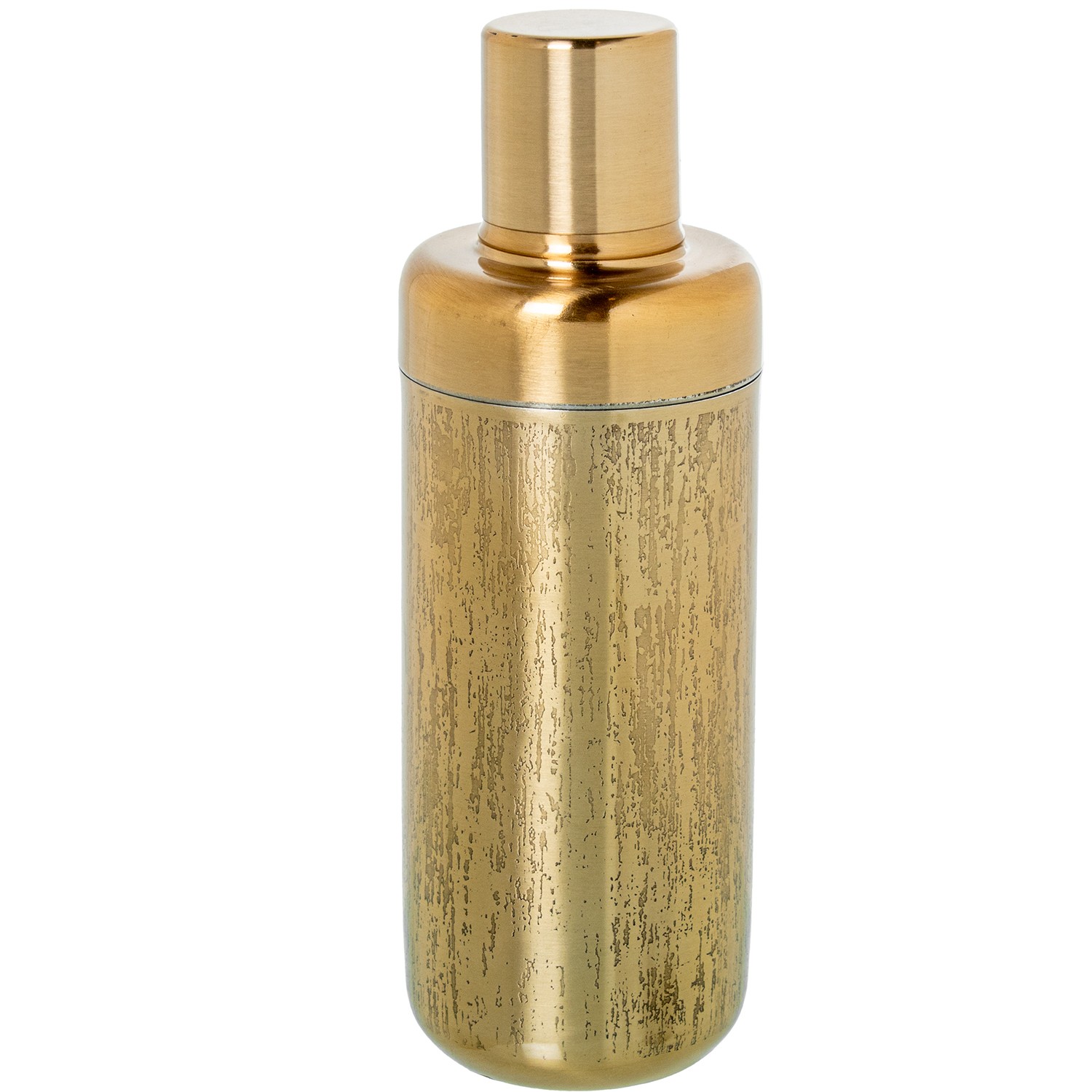 COCTELERA 550ML ACERO INOX. OROX. ORO MATE, GRABADO LLUVIA