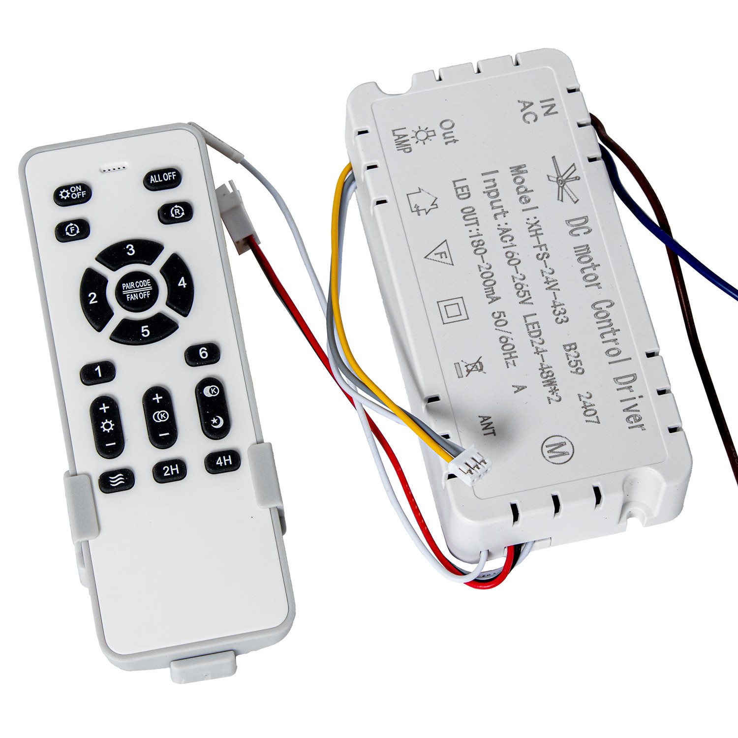 CONTROL REMOTO Y RECEPTOR 0463