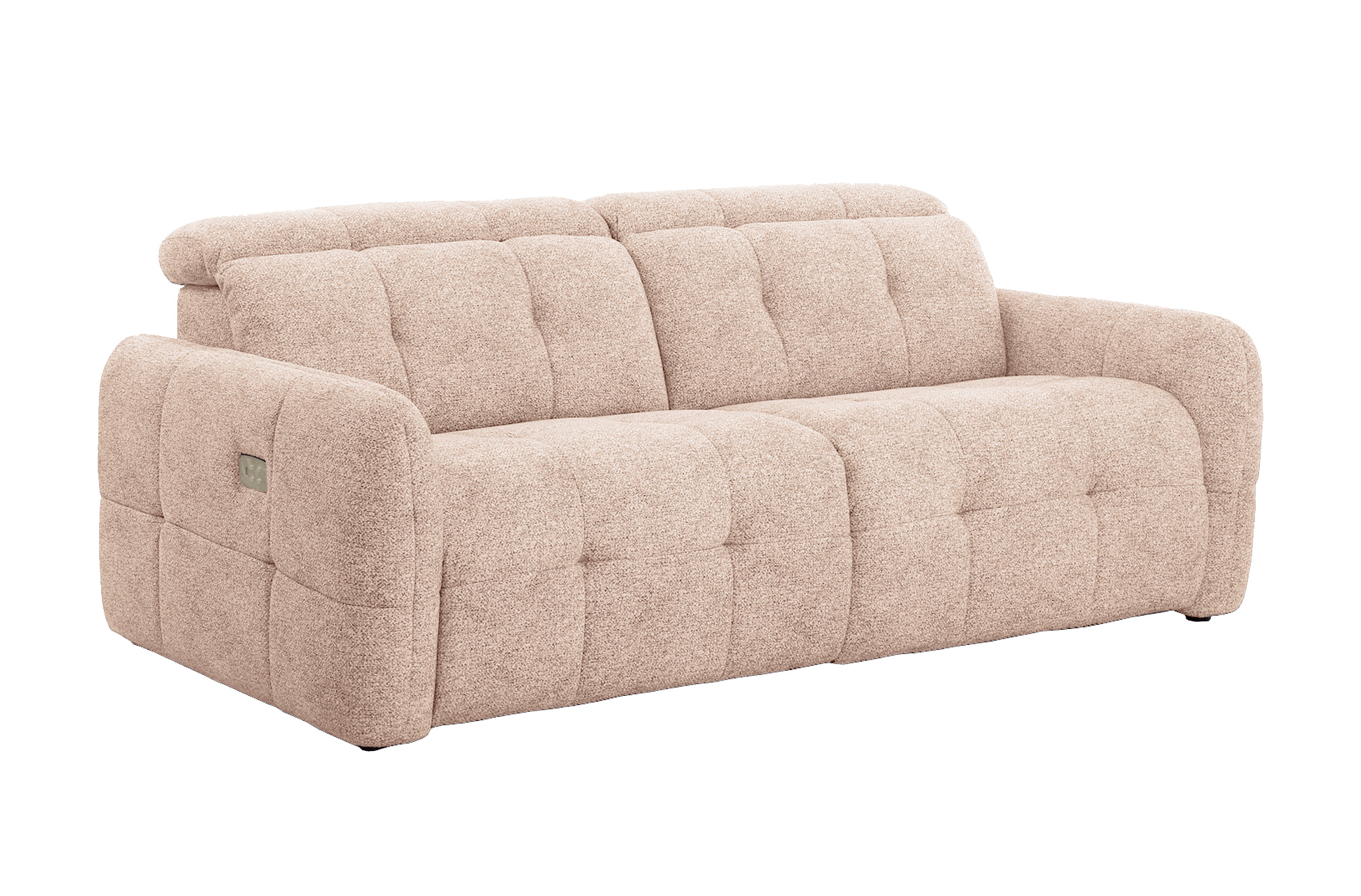 SOFA 3 PLAZAS 2 RELAX GUSTAF TEJIDO BEIGE - Imagen 3