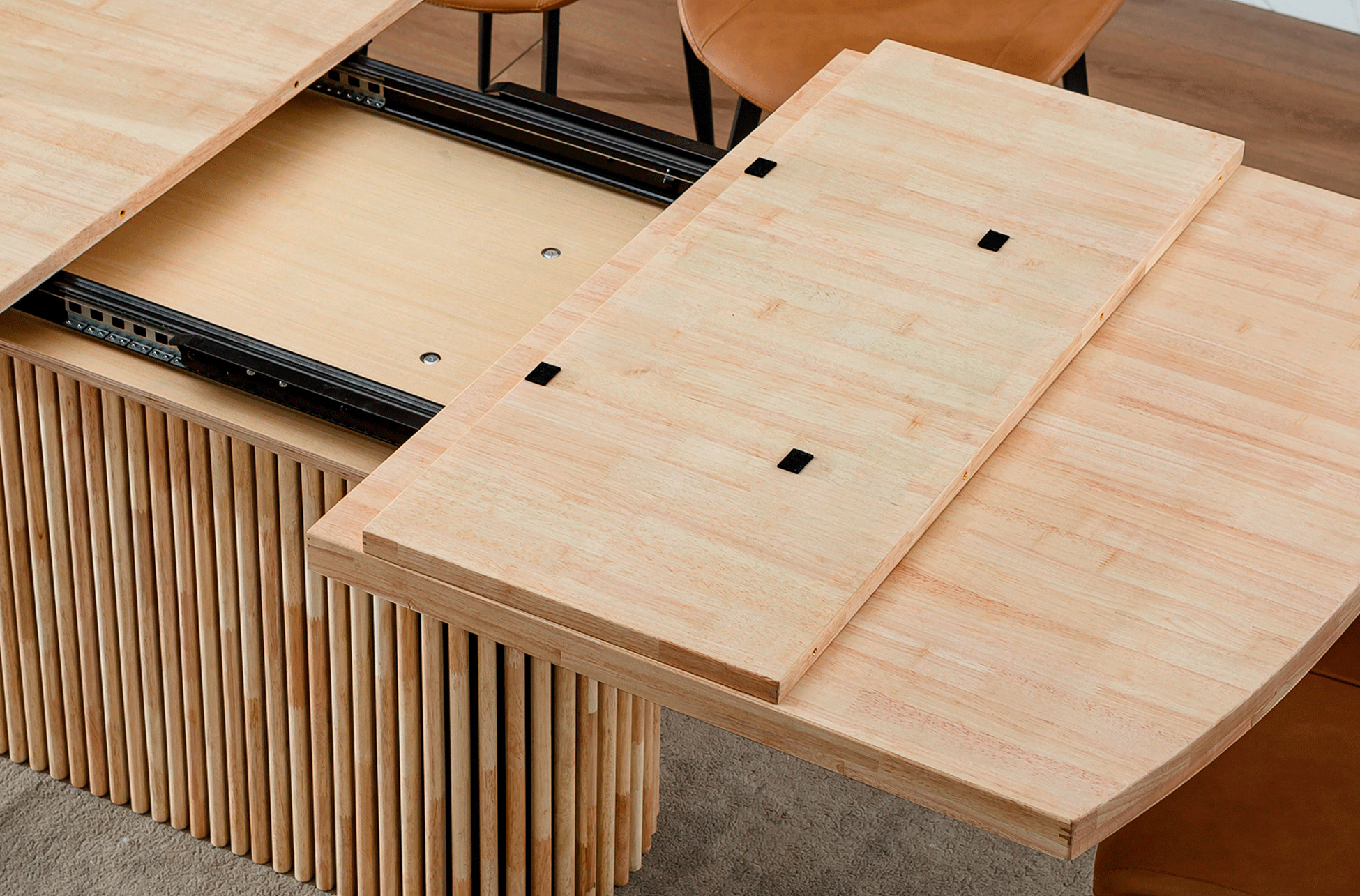 MESA COMEDOR EXTENSIBLE CAROL 160 - 200 - 240 x 100 CM OAK - Imagen 5