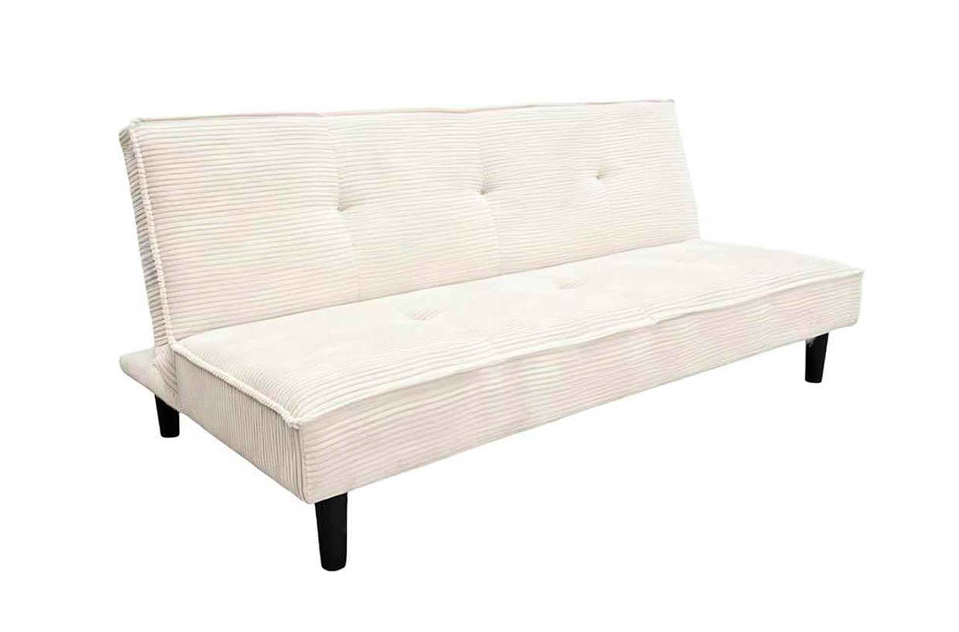 SOFA CAMA FLASH 105 x 180 CM CORDUROY CREMA - Imagen 3