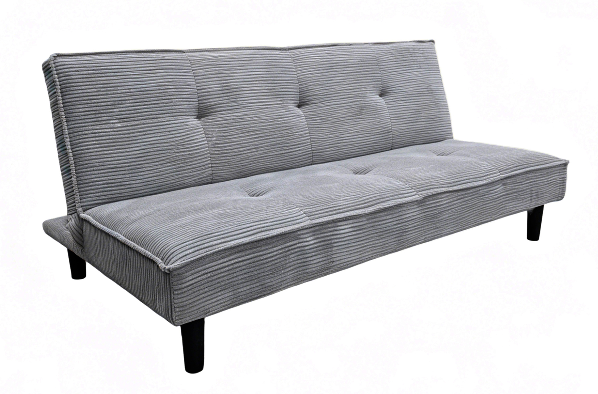 SOFA CAMA FLASH 105 x 180 CM CORDUROY GRIS - Imagen 3